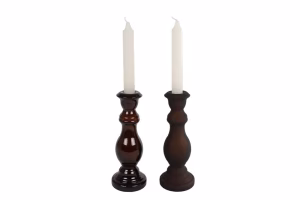 Kandelaar Noviembre bruin glas