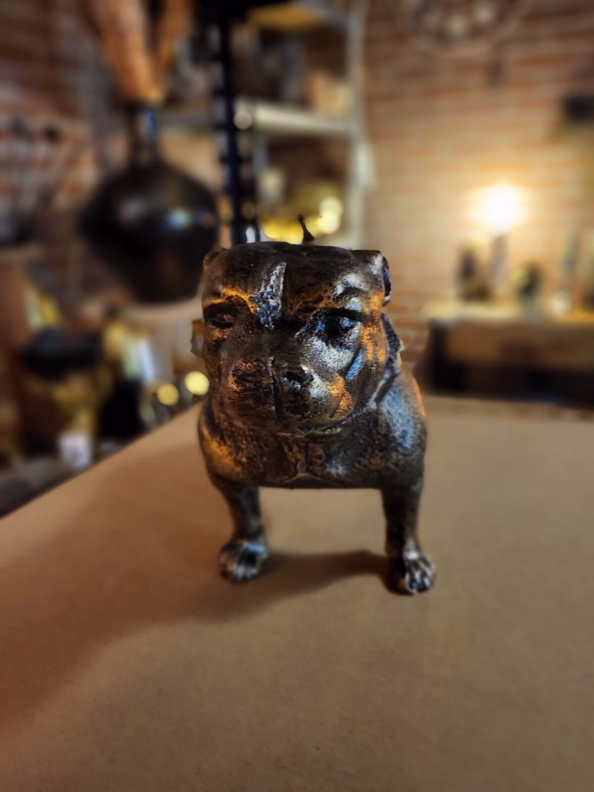 Bulldog hond rustiek gietijzer 7 Bulldog hond rustiek gietijzer - Afbeelding 7