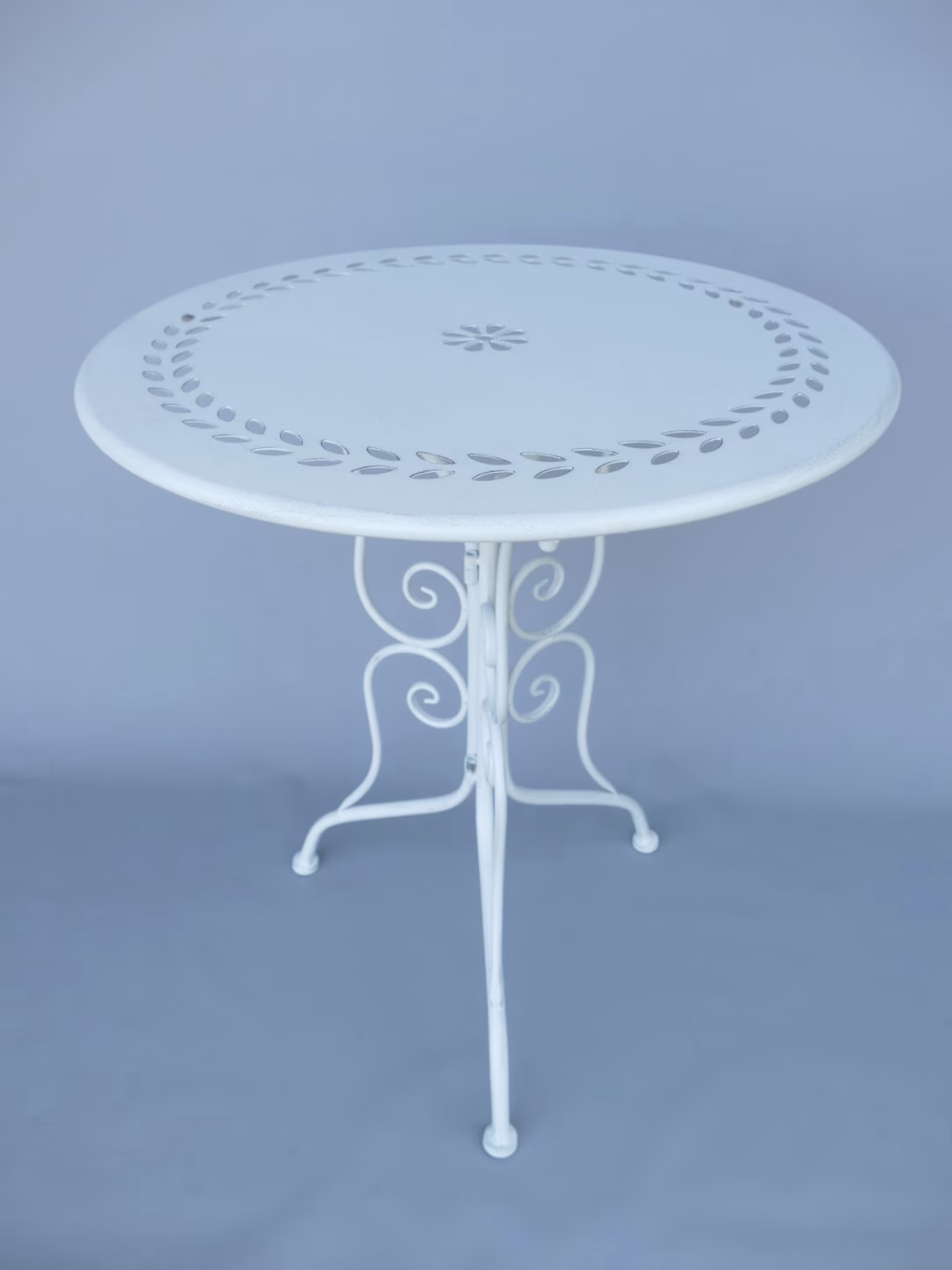 Bistro set rustiek wit 3 Bistro set rustiek wit