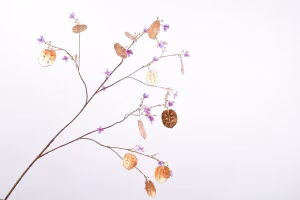 JUDASPENNING TAK 97CM GOUD/LAVENDEL