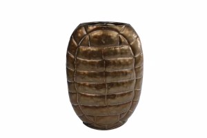 Vaas Turtle brons metaal 22x8x30cm
