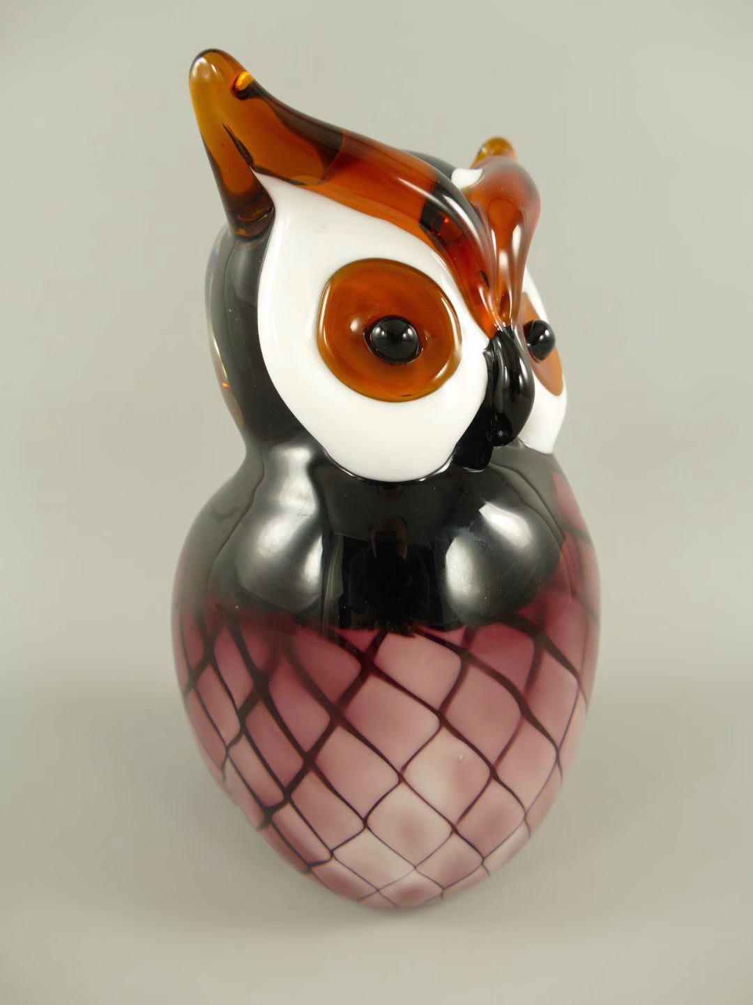 Glazen beeld Murano stijl uil 4 Glazen beeld Murano stijl uil - Afbeelding 4