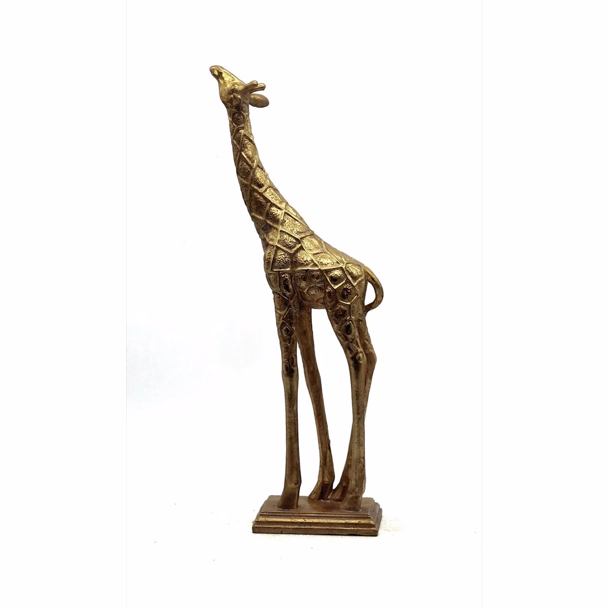 Giraffe L goud poly 1 Giraffe L goud poly
