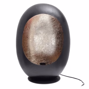 Black Egglamp Rose Gold 39x32x54.5 cm