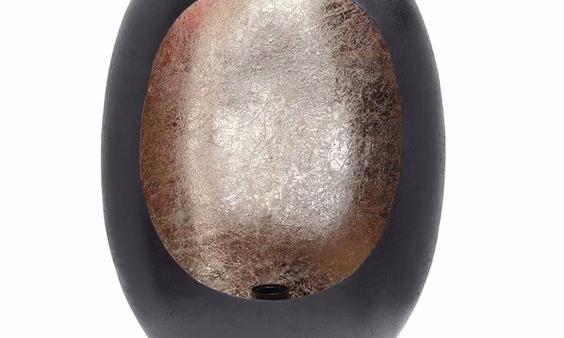 Black Egglamp Rose Gold 39x32x54.5 cm