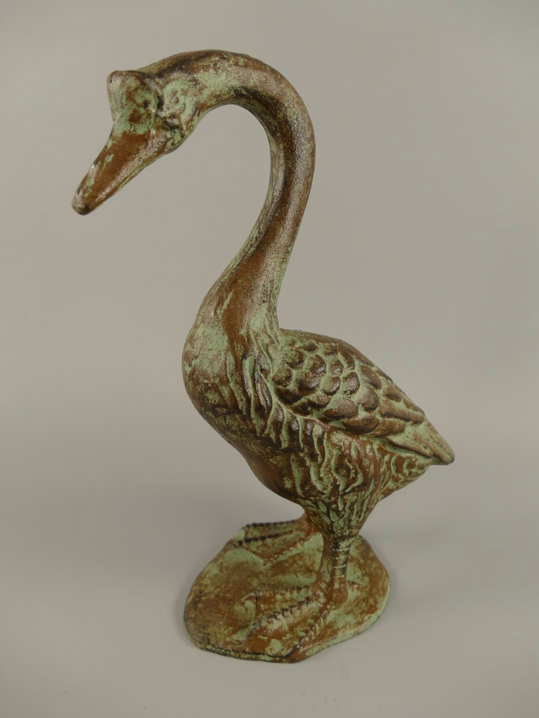 Decoratieve Gans Bruin/Groen van Gietijzer 32 cm – Landelijke Tuin- & Interieurdecoratie 4 Decoratieve Gans Bruin/Groen van Gietijzer 32 cm – Landelijke Tuin- & Interieurdecoratie - Afbeelding 4