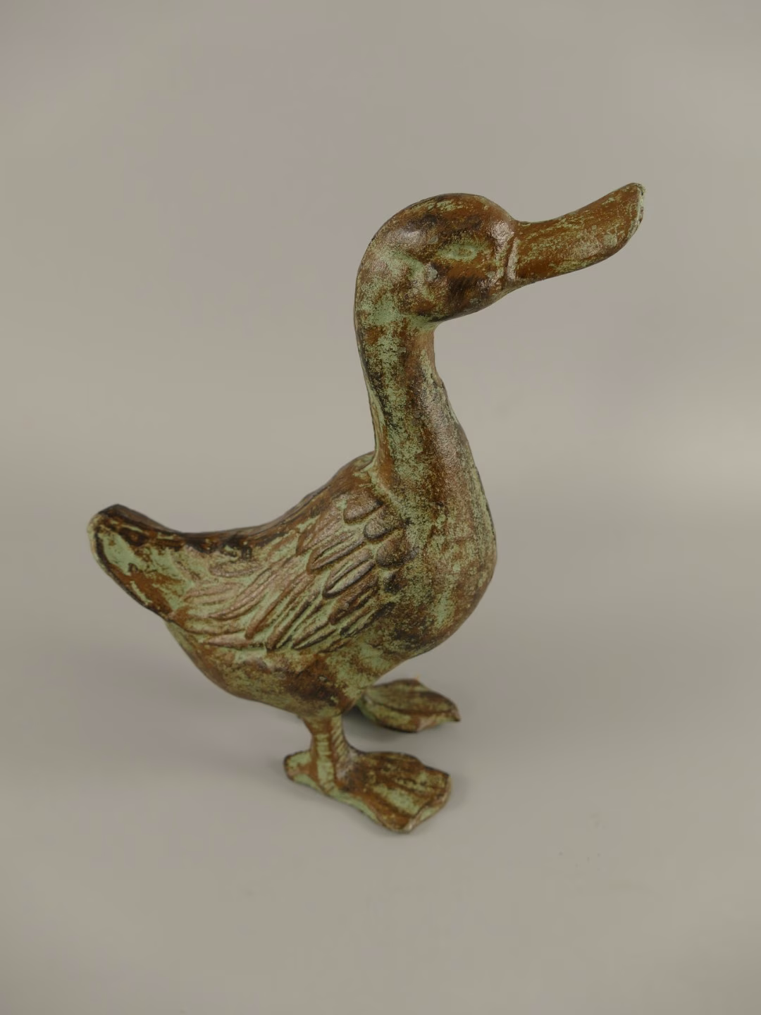 Decoratieve Gans Bruin/Groen van Gietijzer 26 cm – Landelijke Tuin- & Interieurdecoratie 4 Decoratieve Gans Bruin/Groen van Gietijzer 26 cm – Landelijke Tuin- & Interieurdecoratie - Afbeelding 4