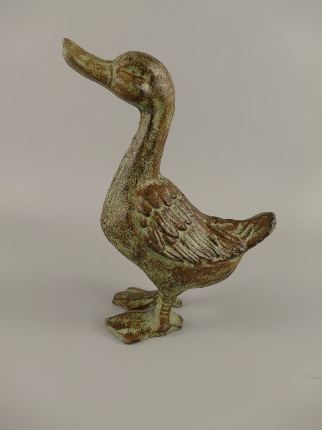 Decoratieve Gans Bruin/Groen van Gietijzer 26 cm – Landelijke Tuin- & Interieurdecoratie 5 Decoratieve Gans Bruin/Groen van Gietijzer 26 cm – Landelijke Tuin- & Interieurdecoratie - Afbeelding 5
