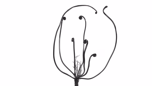 Kunsttak zwart 54cm