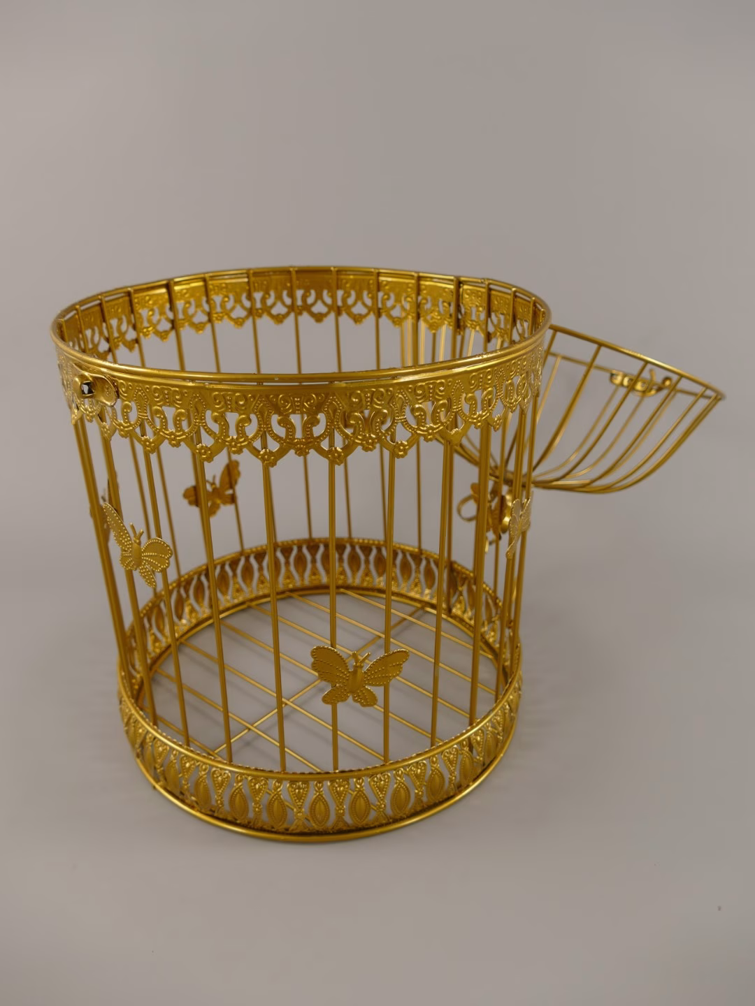 Vogelkooi goud set rond 4 Vogelkooi goud set rond - Afbeelding 4