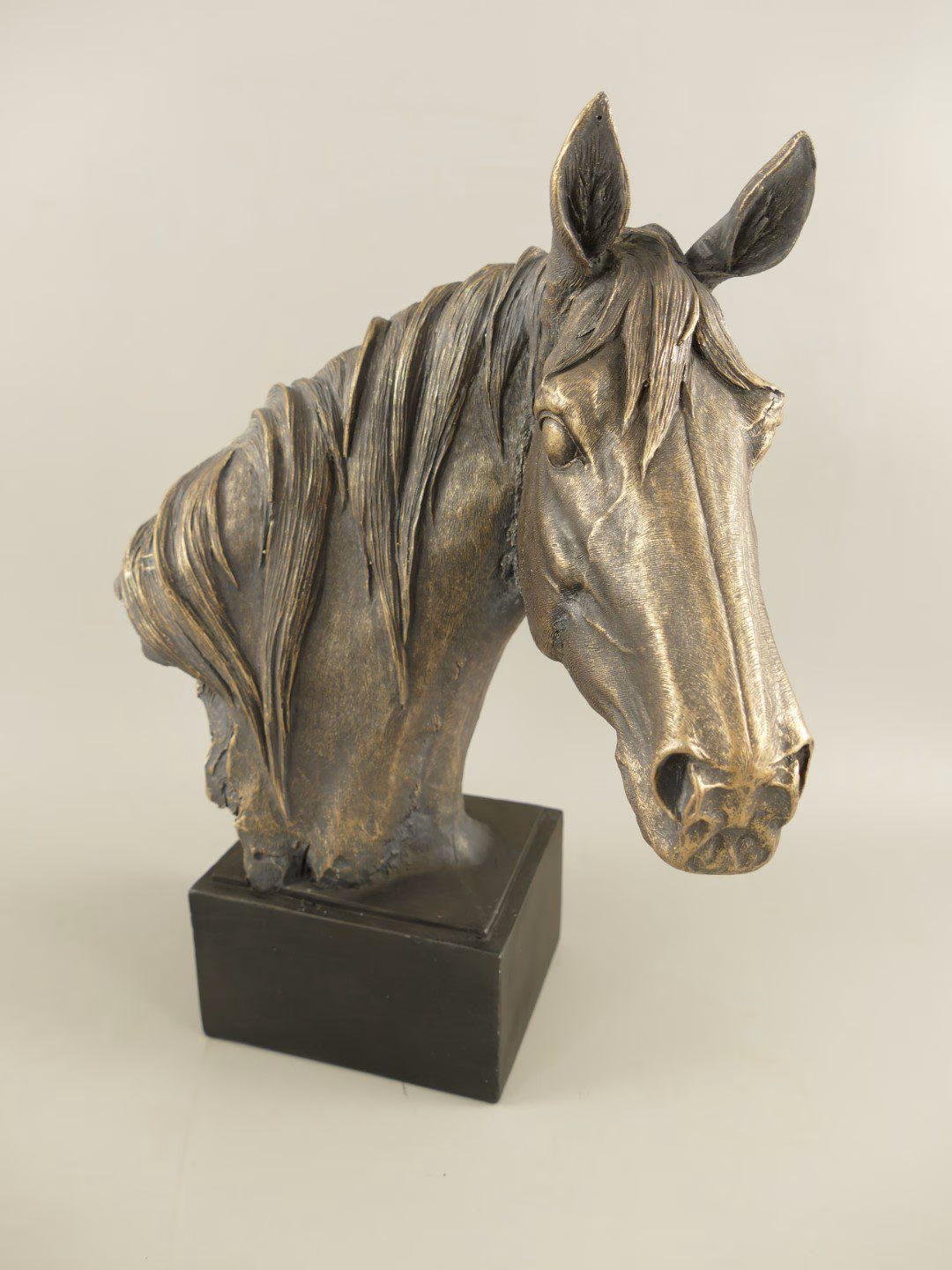 Paardenhoofd. Zwart/bronskleurig 39 2 Paardenhoofd. Zwart/bronskleurig 39