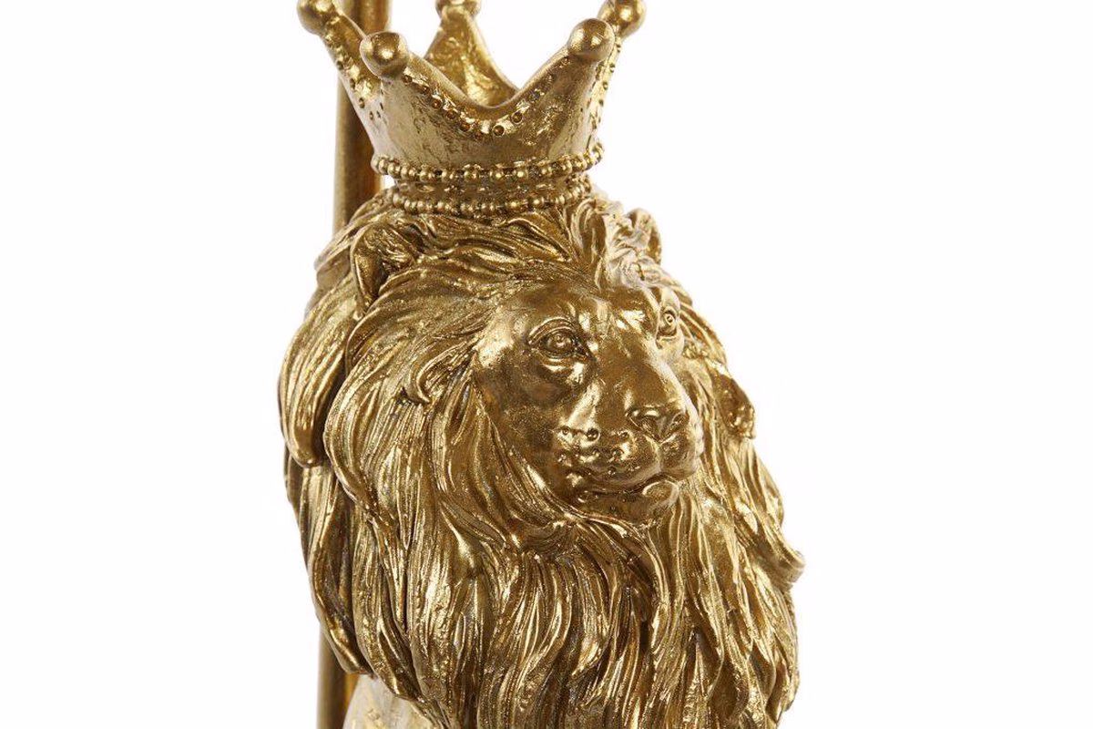 Tafellamp leeuw goud 3 Tafellamp leeuw goud - Afbeelding 3