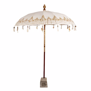 Parasol Bali creme Boho