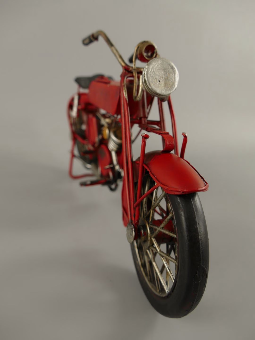 Motor rood antiek look 3 Motor rood antiek look - Afbeelding 3