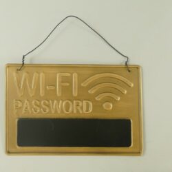 Wandbord wifi-wachtwoord