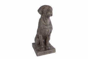 Dog/hond Labrador bruin polystone
