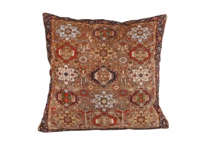 Kussen Bohemian bruin/oranje