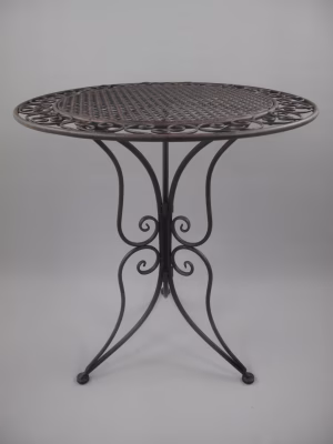Tuintafel roestbruin metaal