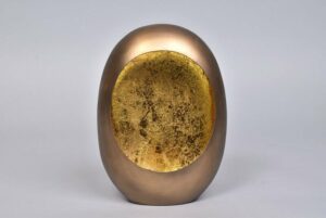 Windlicht Egg goud S