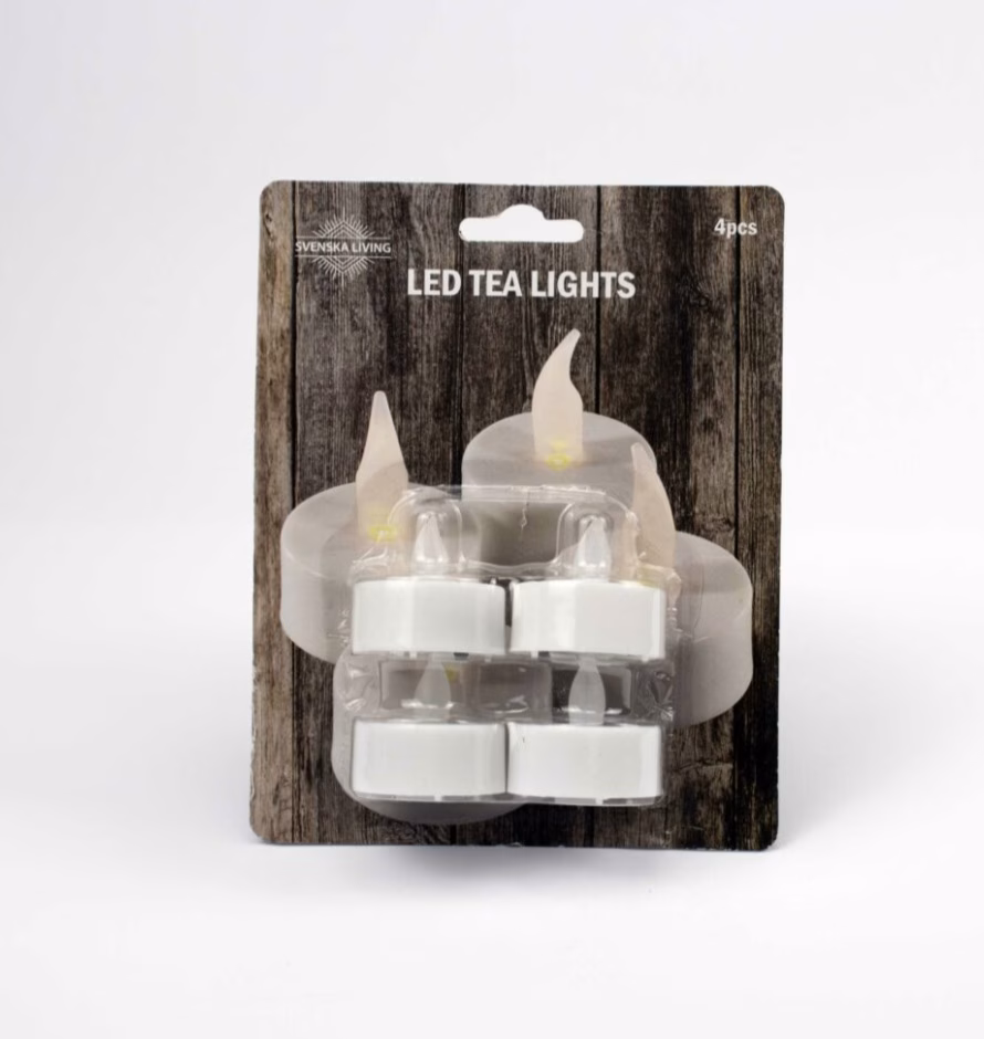 Theelichten wit Led 1 Theelichten wit Led
