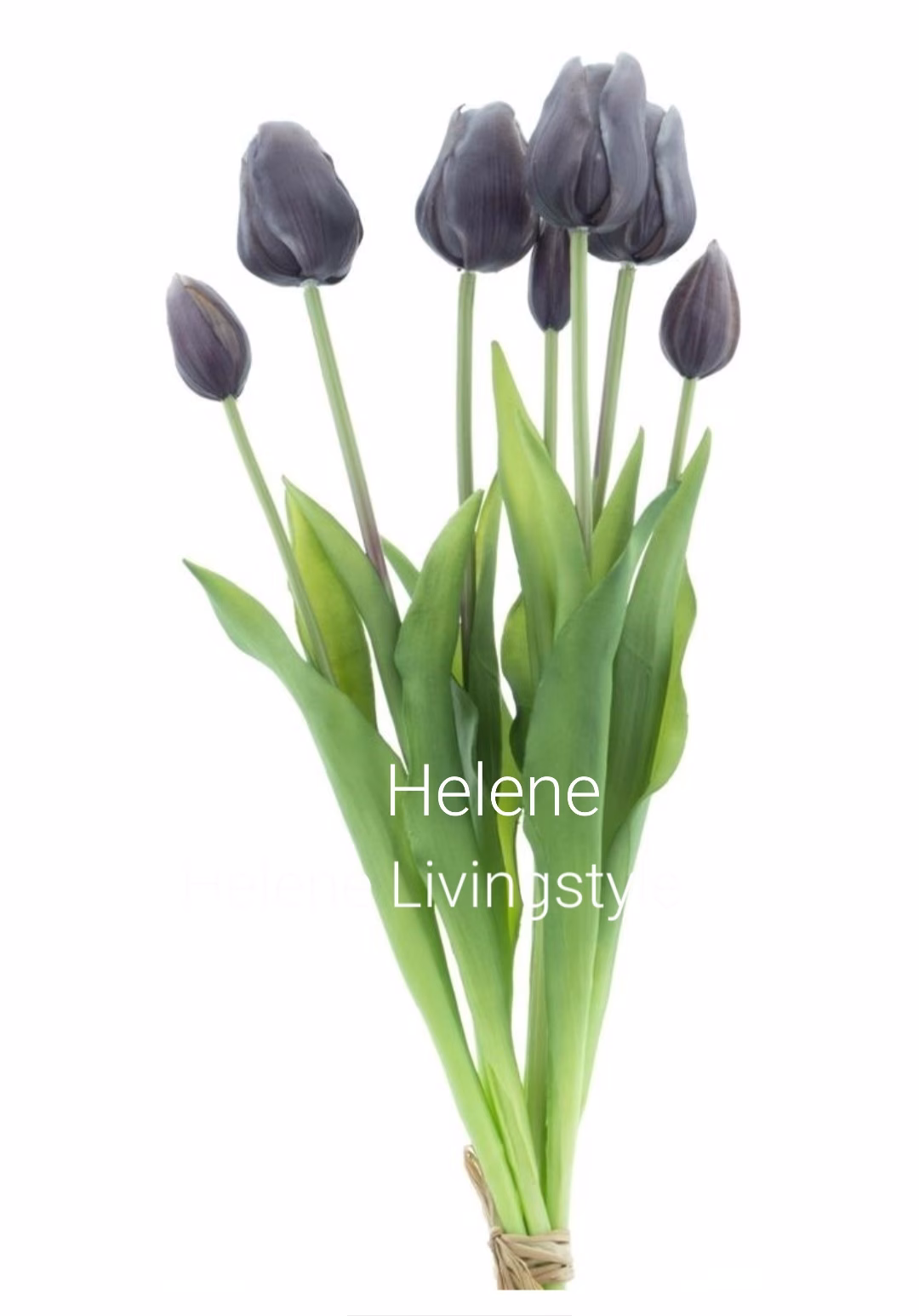 Countryfield Real Touch tulpen geel 47cm 4 Bos tulpen bush black