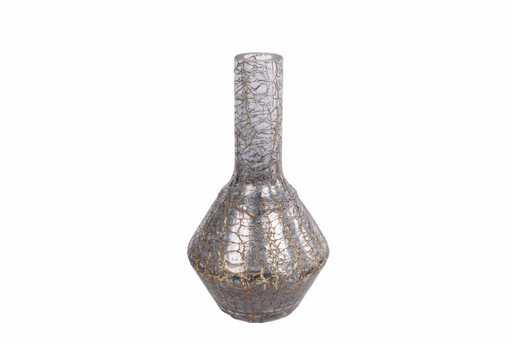Vaas "Brent" S goud/messing 1 Vaas "Brent" S goud/messing