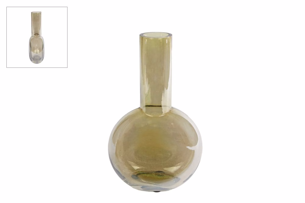 Vaas "Long Nec" S amber 1 Vaas "Long Nec" S amber