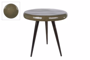Bijzettafel Tygo groen metaal