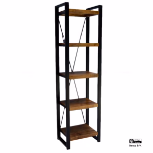 Britt Boekenplank mangohout 55