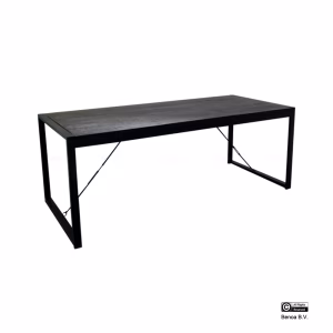 Britt eettafel Black 200