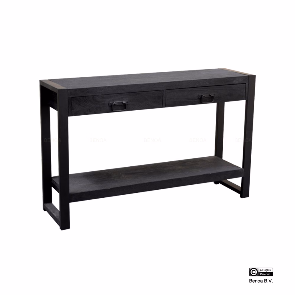 Sidetable Britt zwart 120 1 Sidetable Britt zwart 120
