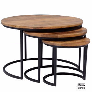 Salontafel set van mangohout