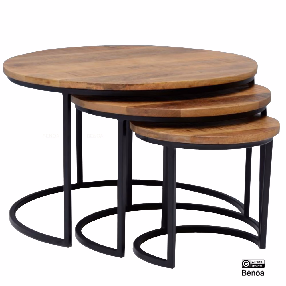 Salontafel set van mangohout 1 Salontafel set van mangohout
