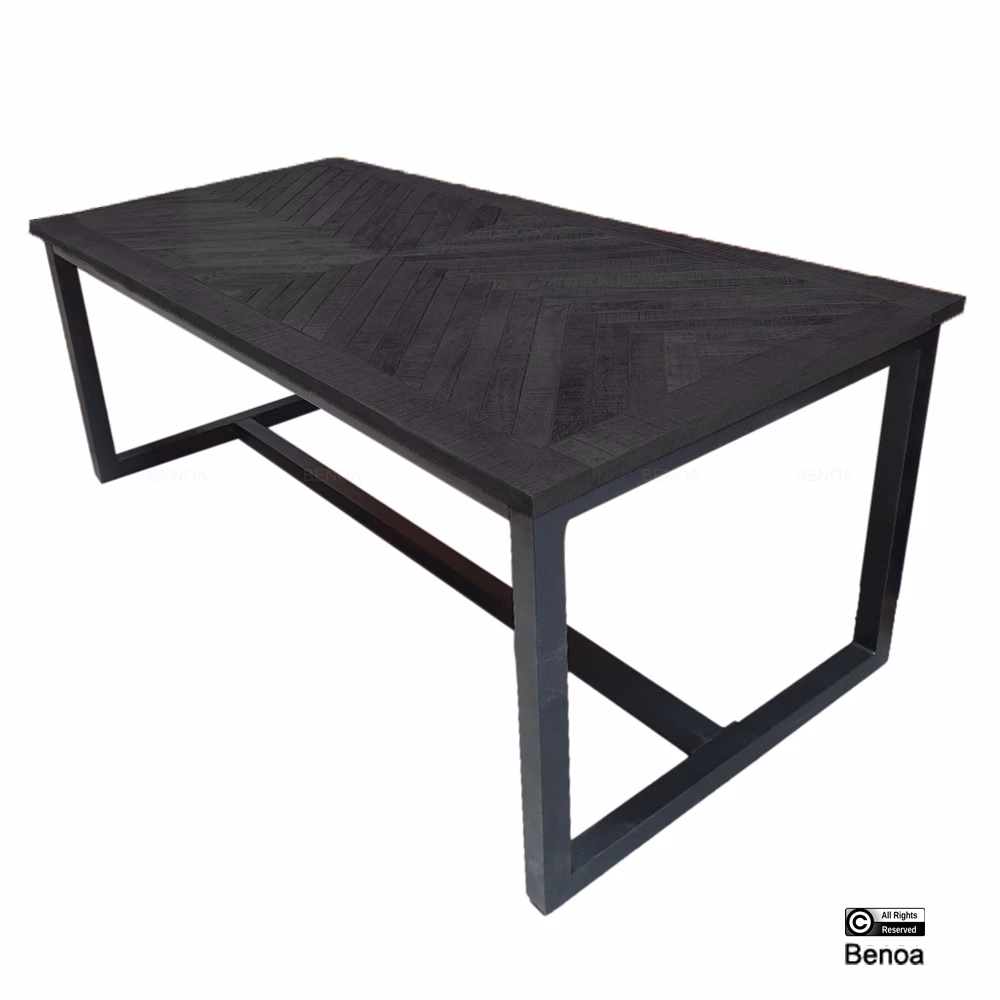 Jax Eettafel Zwart 200 1 Jax Eettafel Zwart 200