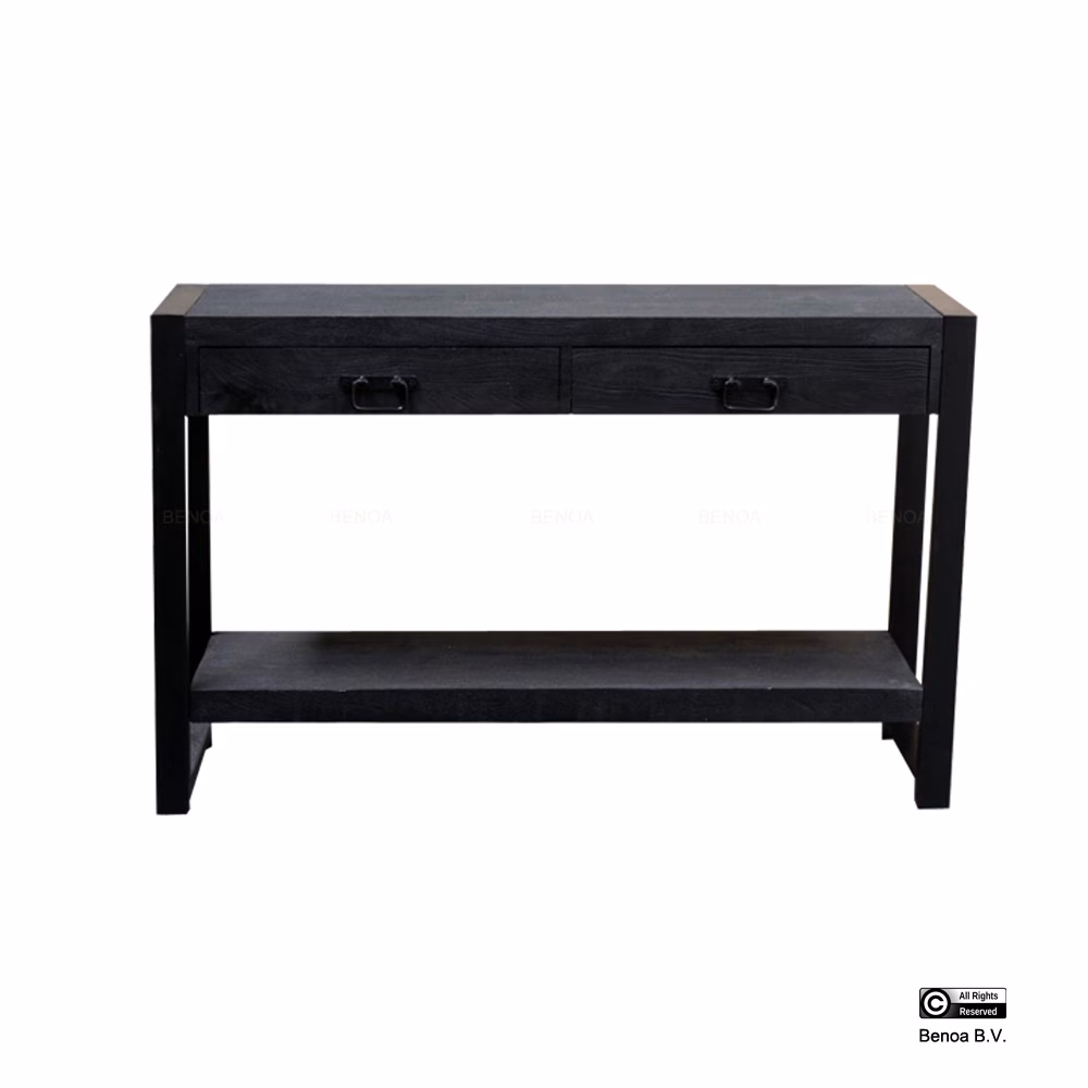 Sidetable Britt zwart 120 2 Sidetable Britt zwart 120 - Afbeelding 2