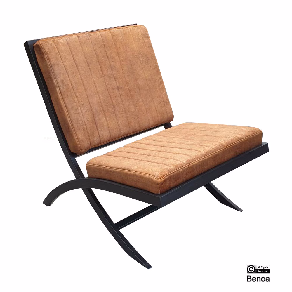 Loungestoel Madrid cognac 1 Loungestoel Madrid cognac