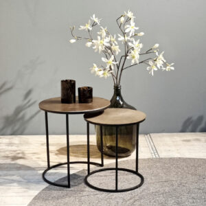 Antique Brass Side Table 46/52