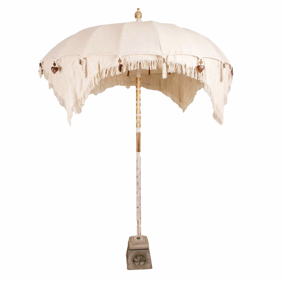 Bali Strandparasol beige 1 Bali Strandparasol beige