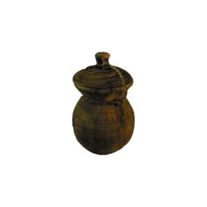 Sobere houten Nepalese pot