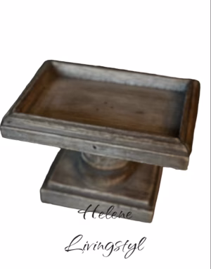Sobere houten plateau