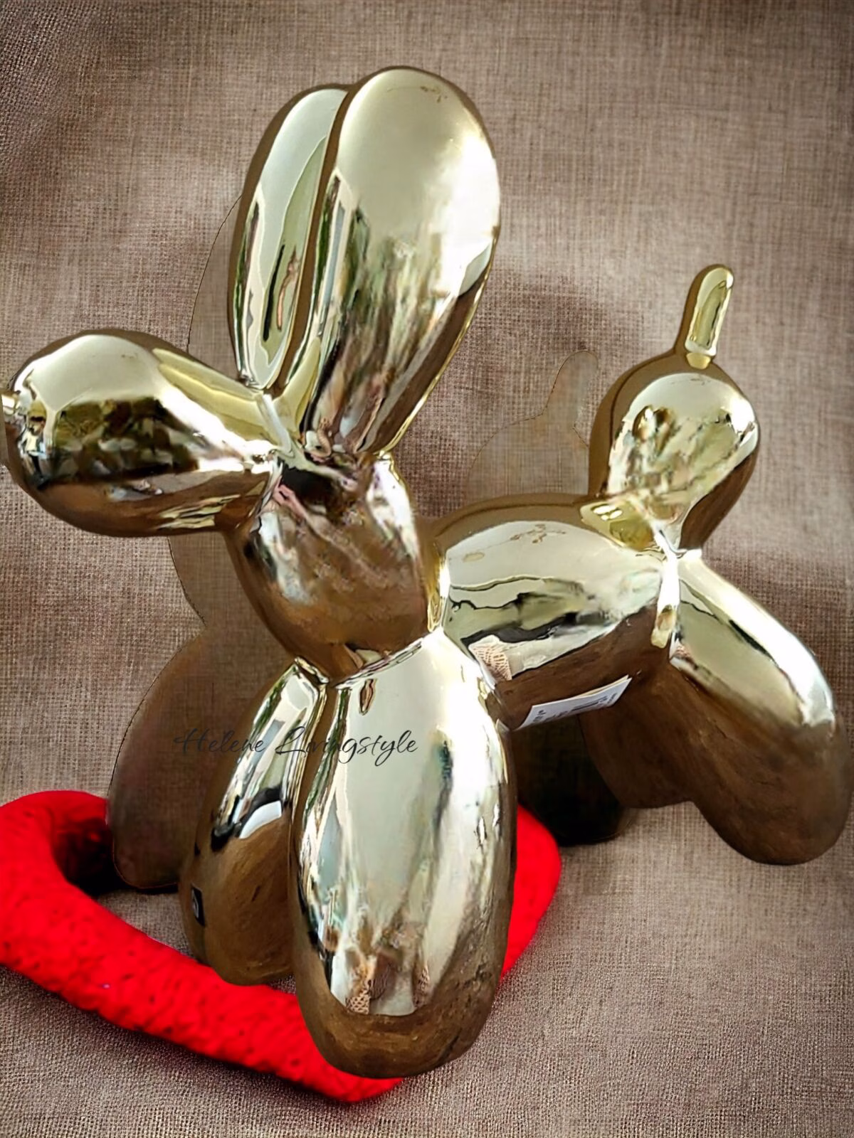 Ballon hondje goud M 2 Ballon hondje goud M
