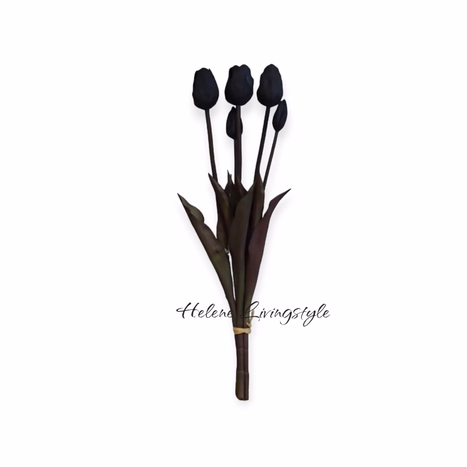 Countryfield Real Touch Tulpen Zwart 1 Countryfield Real Touch Tulpen Zwart
