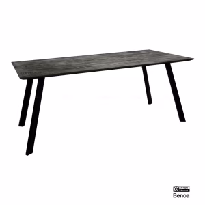 Eettafel Berlin zwart 140