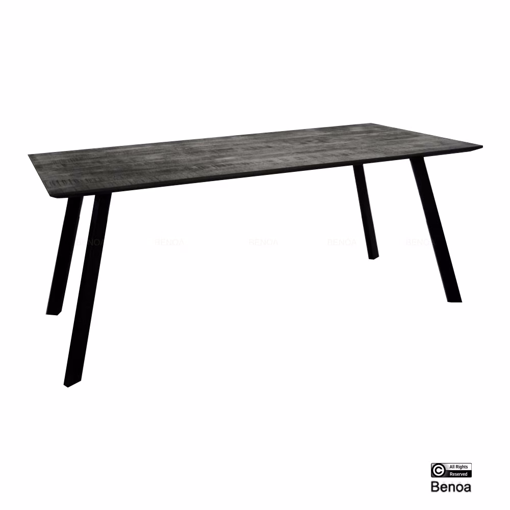 Eettafel Berlin zwart 140 1 Eettafel Berlin zwart 140