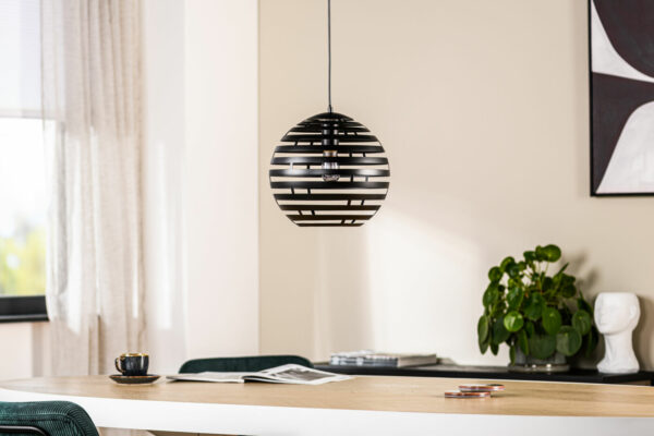 Design hanglamp, 30 cm, zwart
