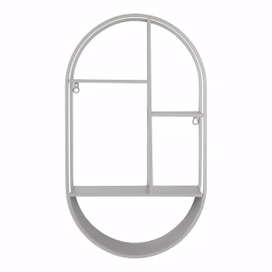 Feira Wandplank Stijlvolle Ovale Wandplank, 35x15x60 cm