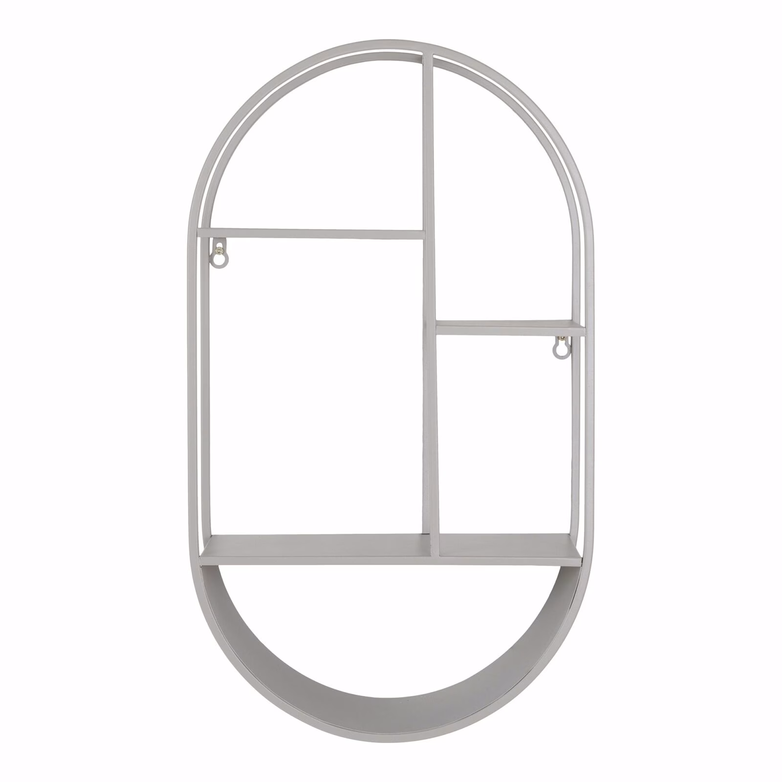 Feira Wandplank Stijlvolle Ovale Wandplank, 35x15x60 cm 1 Feira Wandplank Stijlvolle Ovale Wandplank, 35x15x60 cm