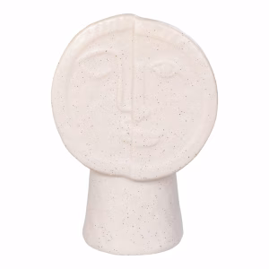Vaas, keramiek, beige