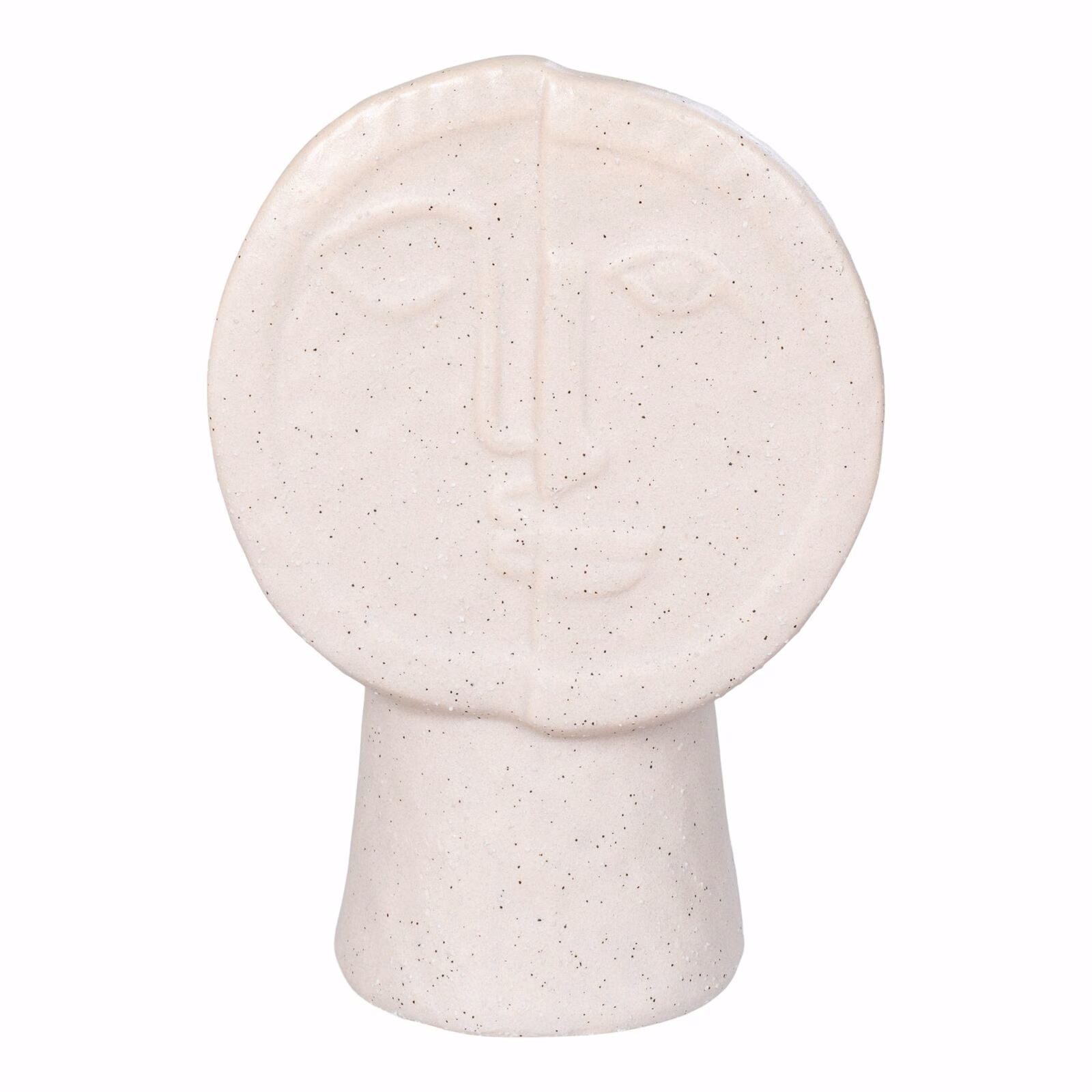 Vaas, keramiek, beige 1 Vaas, keramiek, beige