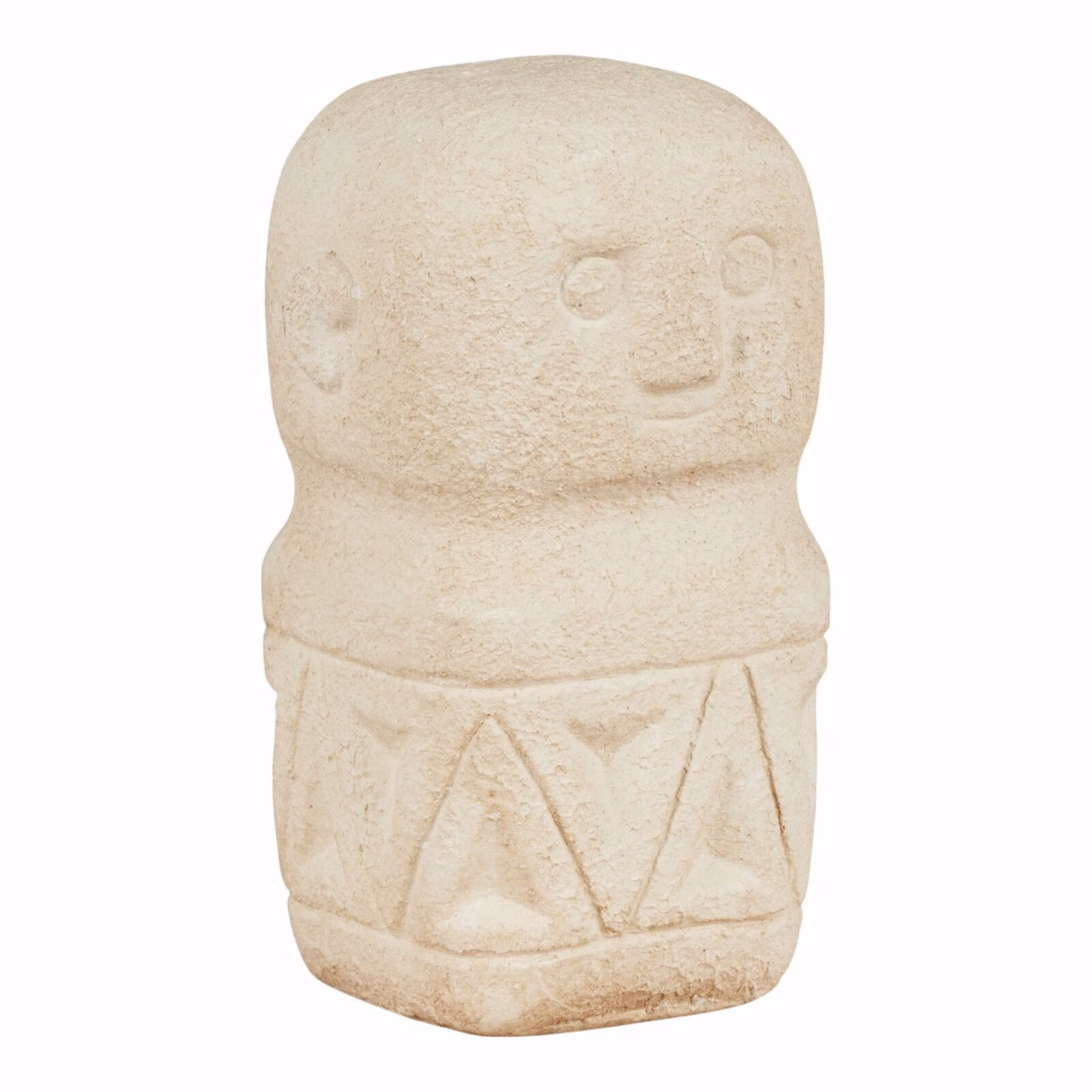 Totem tac beeldje cement, beige, 5,5x5,5x10 1 Totem tac beeldje cement, beige, 5,5x5,5x10 cm